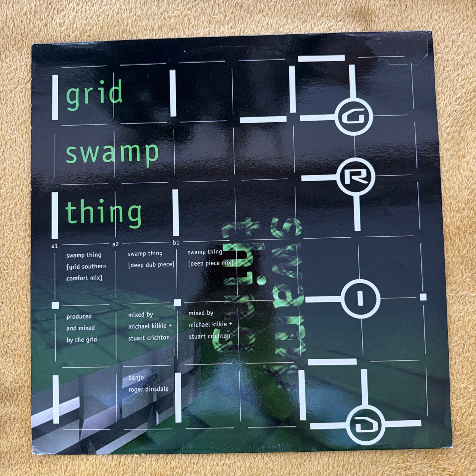 Grid - Swamp Thing 12" Deep Dub House Electronic Vinyl Record 90s