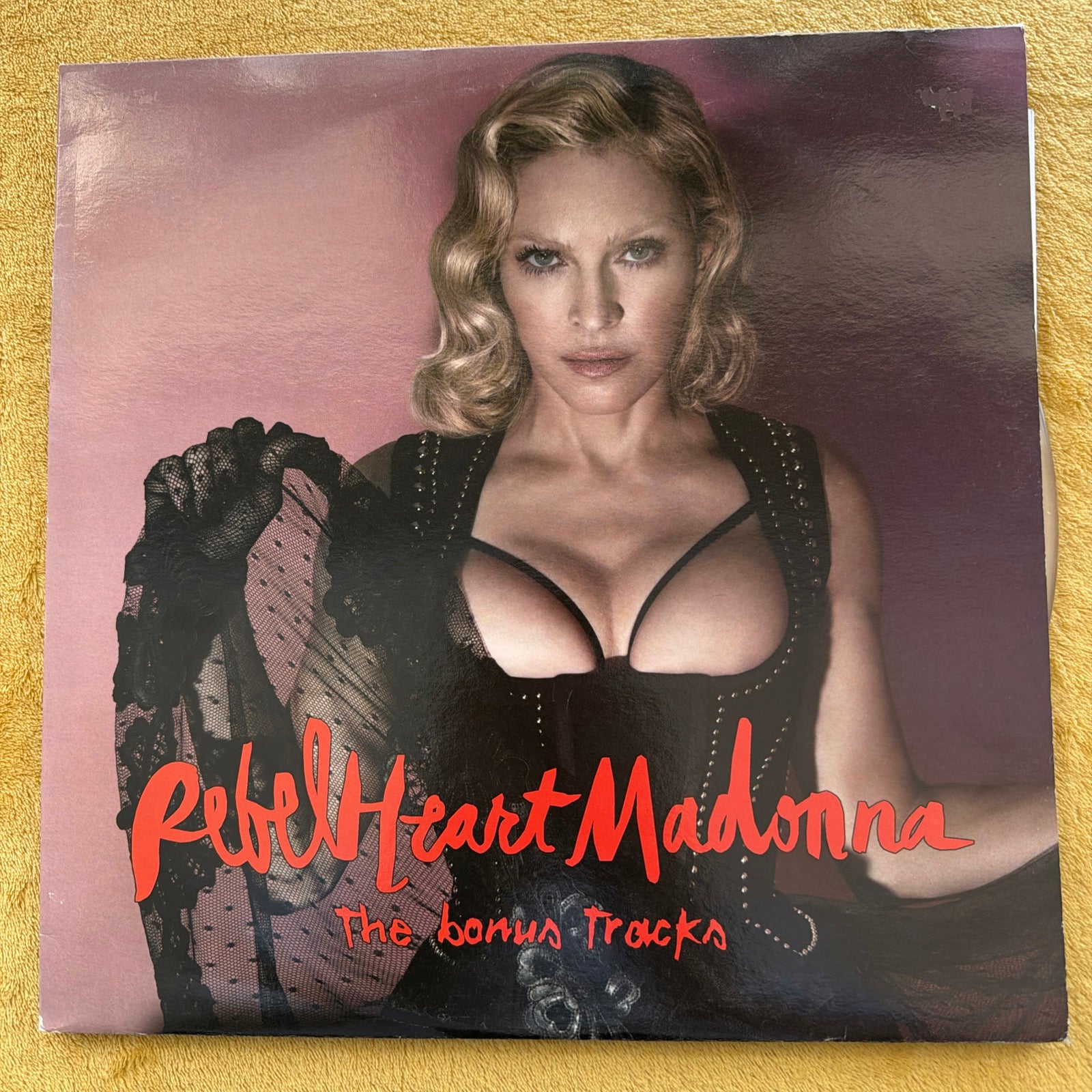 Madonna Rebel Heart LP Vinyl The Bonus Tracks Limited Edition Clear Rare