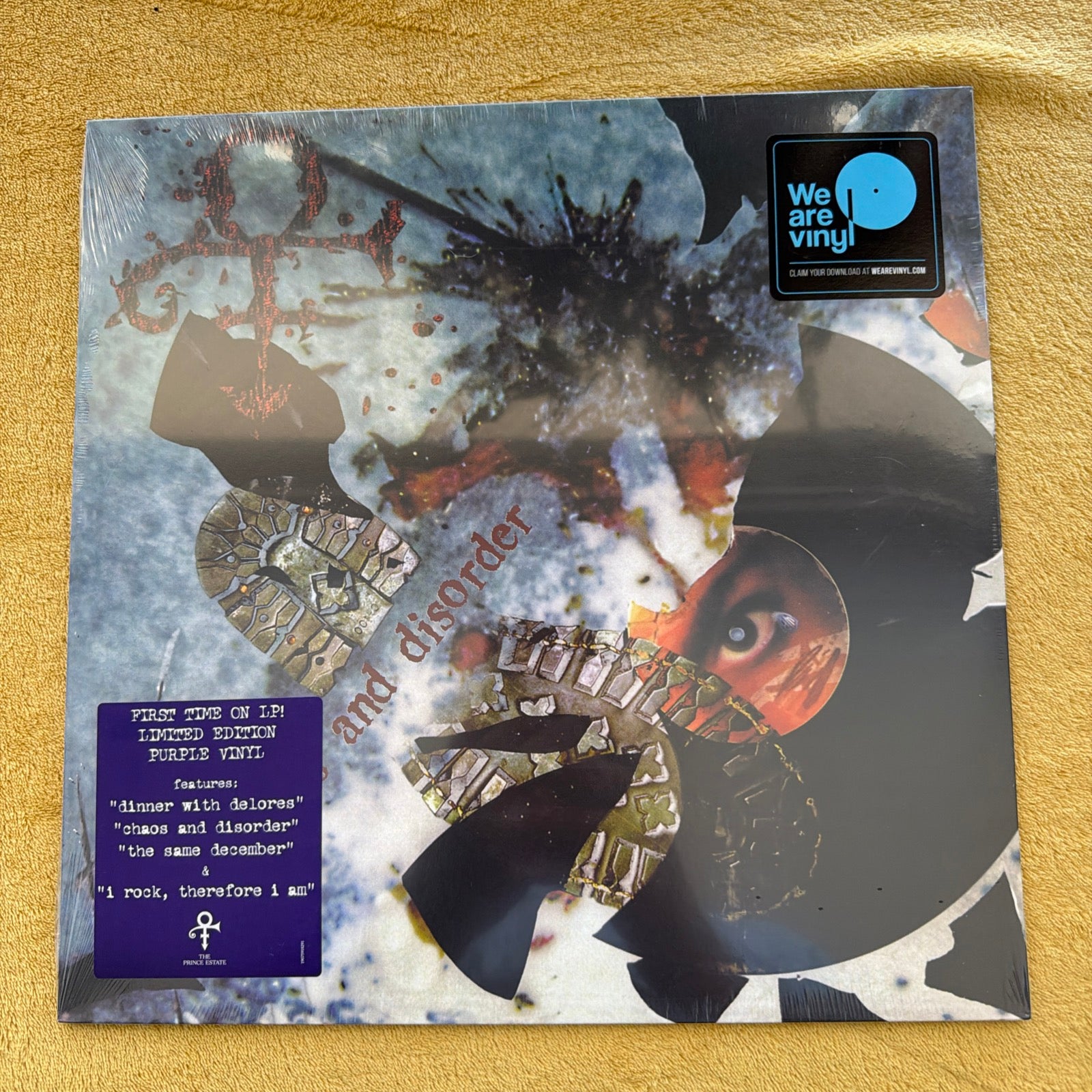 Prince Chaos and Disorder (Vinyl) 12" Album
